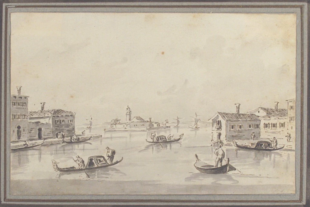 La Punta di San Giobbe, con l'Isola di San Secondo in lontananza - Metropolitan Museum of Art, New York